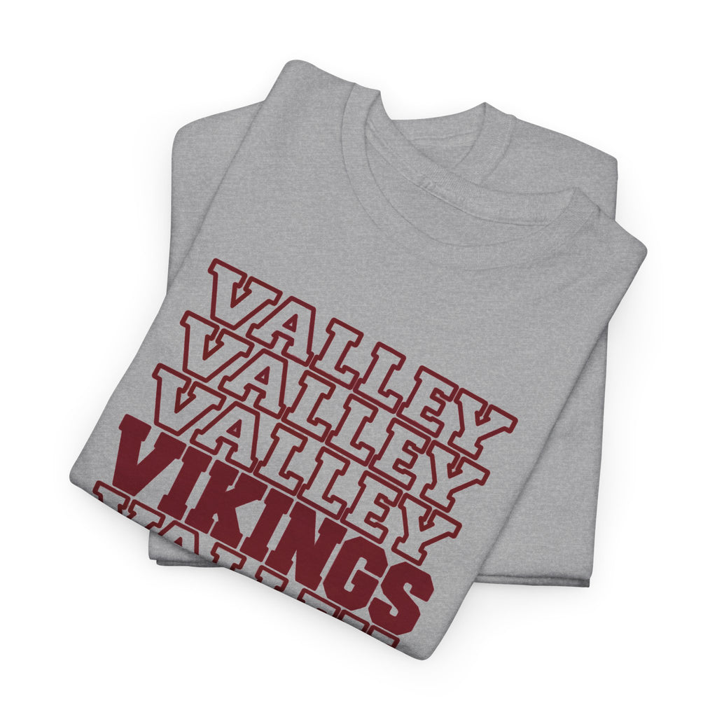 Valley Vikings Repeating Varsity Spirit T-Shirt