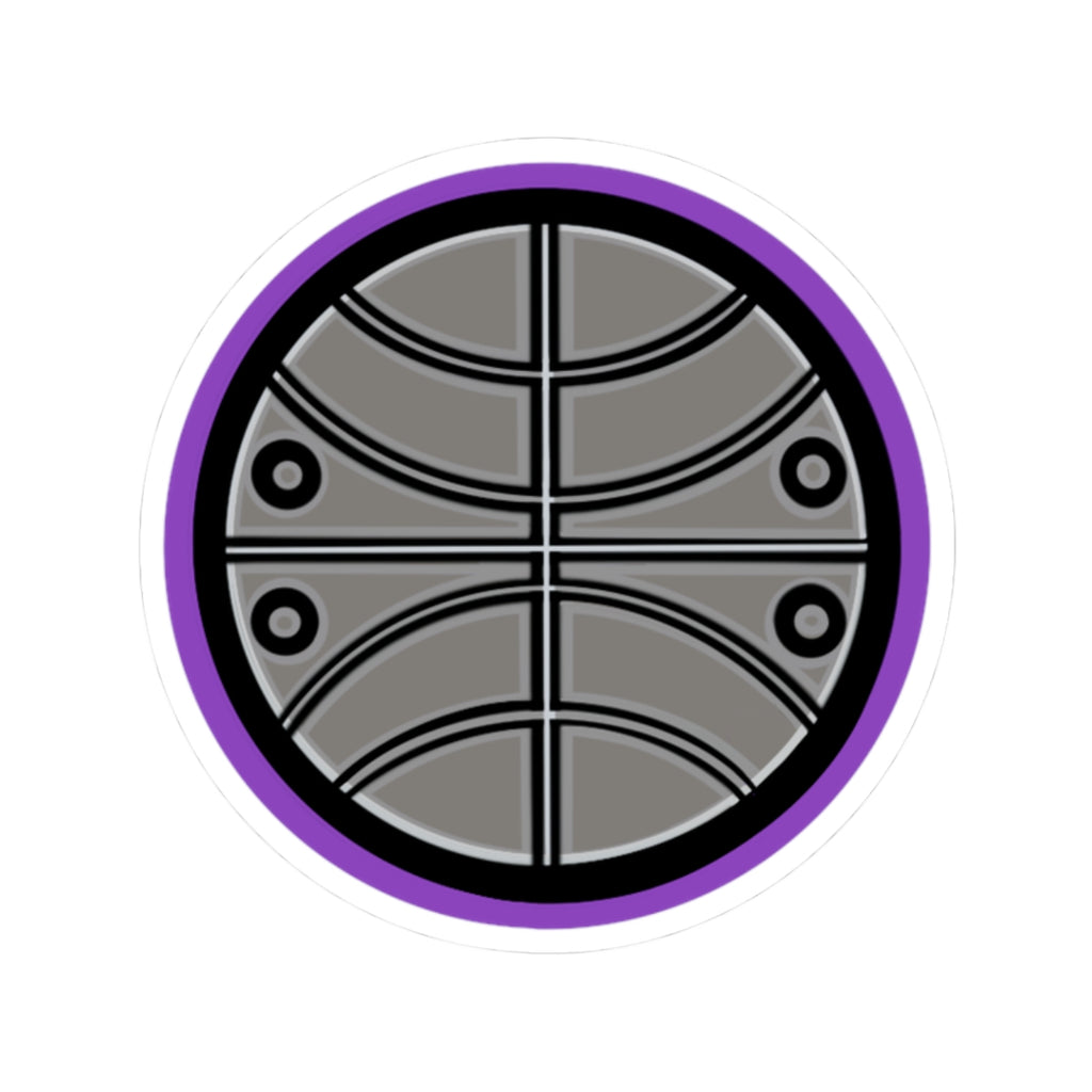 Aztec Basketball (Purple) – Original Aztec Wear Vinyl Kiss-Cut Sticker