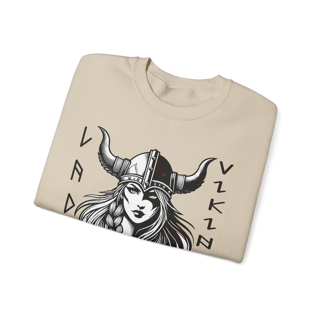 Valley Lady Vikings Basketball Norse Warrior Spirit Fleece Crewneck Sweatshirt