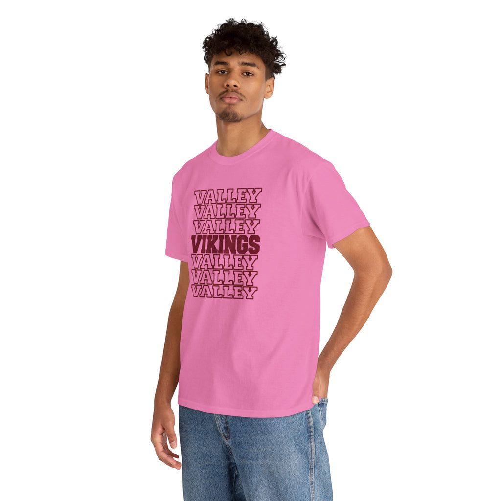 Valley Vikings Repeating Varsity Spirit T-Shirt
