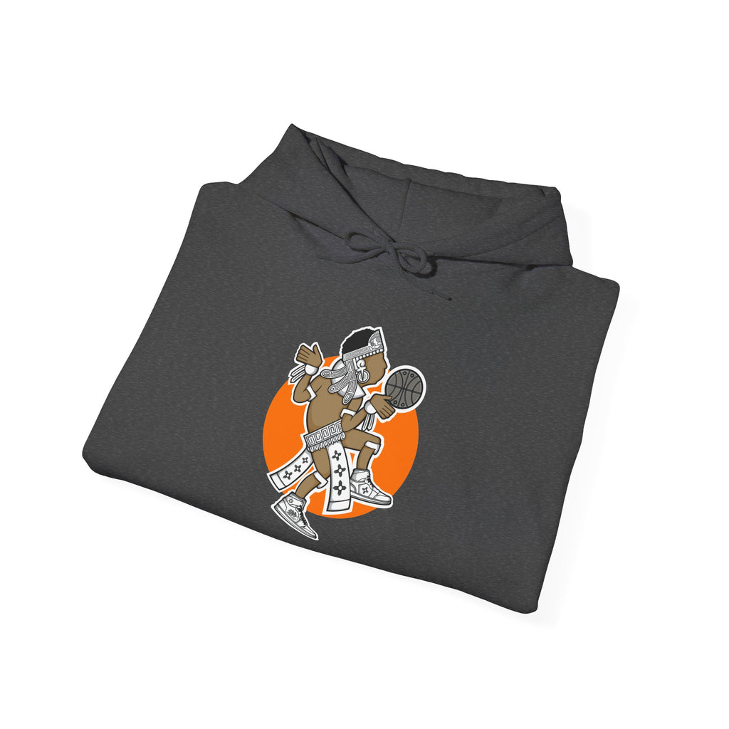 Aztec Hooper (Orange) – Original Aztec Wear Basketball Fleece Hoodie