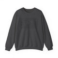 Aztec Wall (Black) – Original Hand-Drawn Aztec Wear Fleece Crewneck Sweatshirt