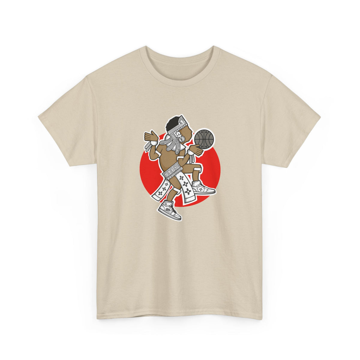 Aztec Hooper (Red) – Original Aztec Wear Basketball Spirit T-Shirt