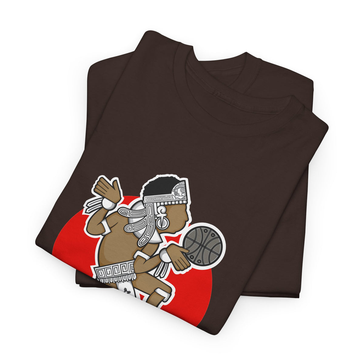 Aztec Hooper (Red) – Original Aztec Wear Basketball Spirit T-Shirt