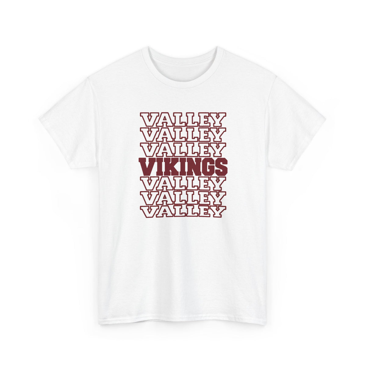 Valley Vikings Repeating Varsity Spirit T-Shirt