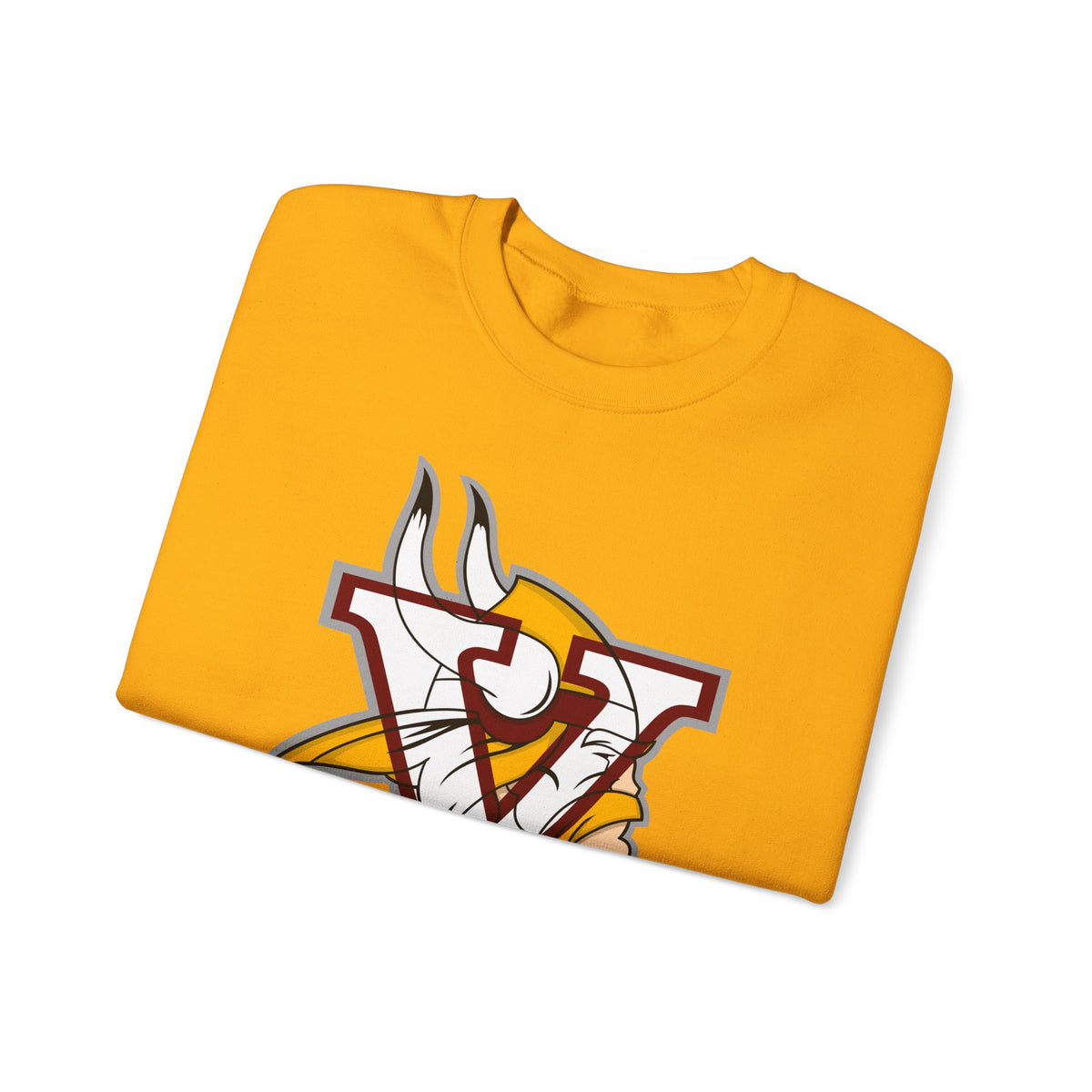 Valley Vikings Classic Logo Spirit Fleece Crewneck Sweatshirt