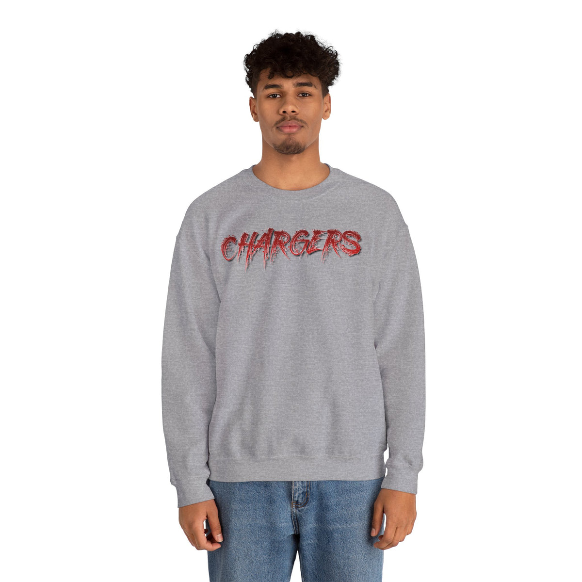 Albuquerque Academy Chargers Unisex Heavy Blend™ Crewneck Sweatshirt