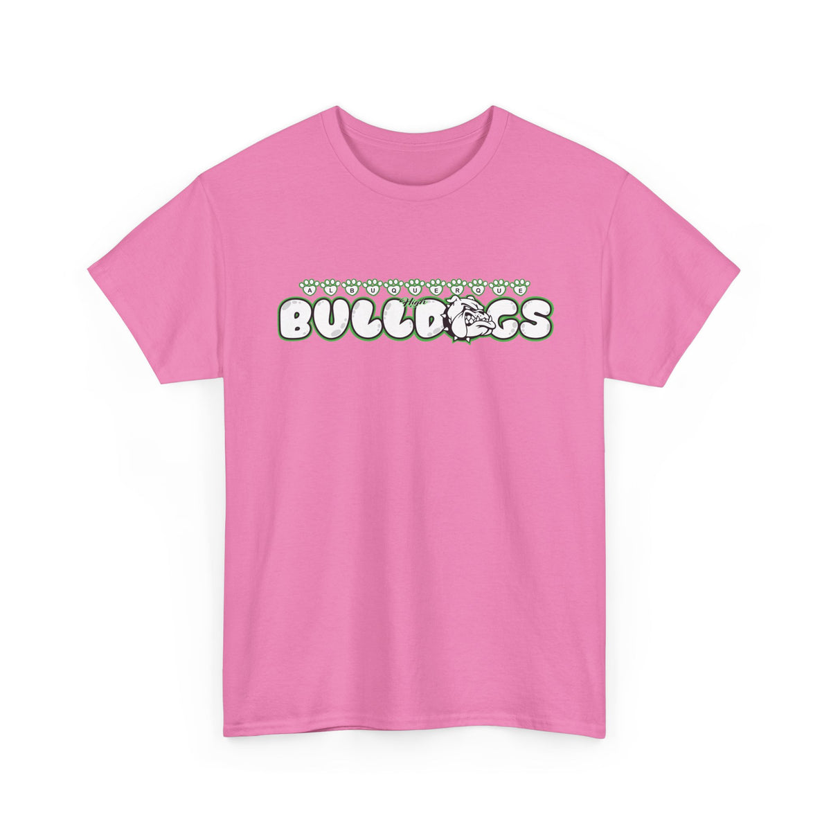 Albuquerque Bulldogs Retro Bubble Letter Spirit T-Shirt