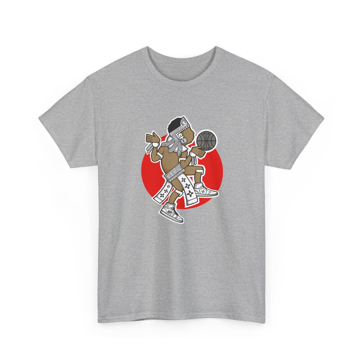 Aztec Hooper (Red) – Original Aztec Wear Basketball Spirit T-Shirt