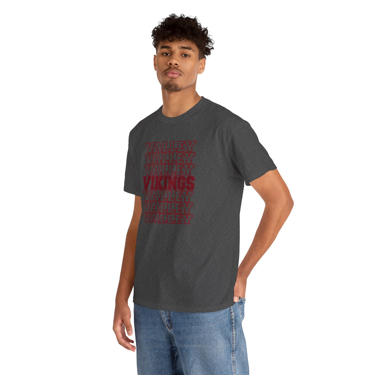 Valley Vikings Repeating Varsity Spirit T-Shirt
