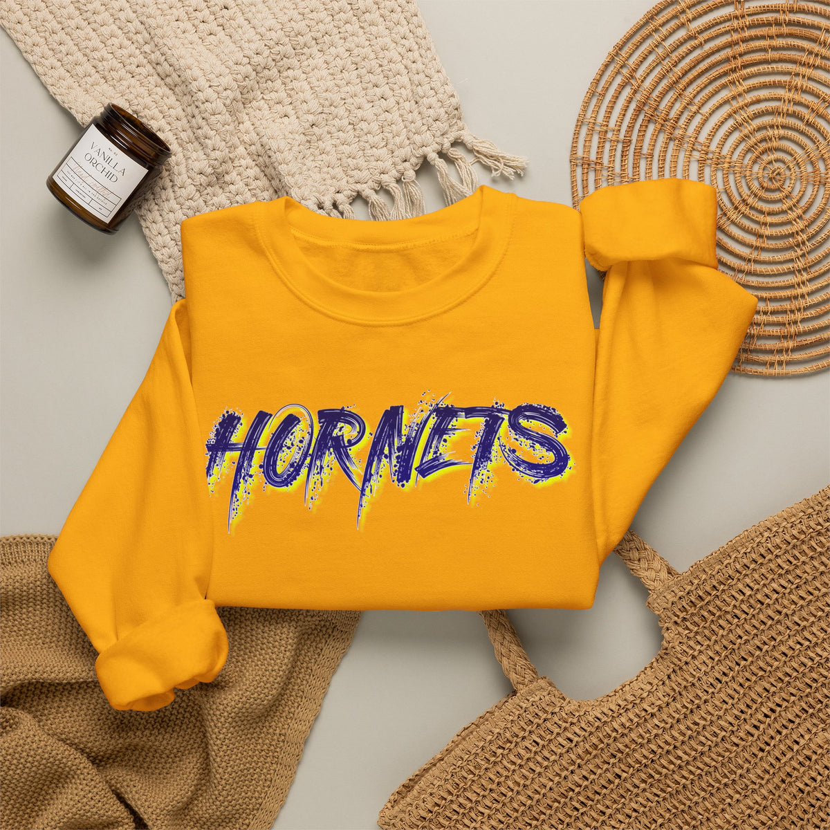 Highland Hornets Unisex Heavy Blend™ Crewneck Sweatshirt