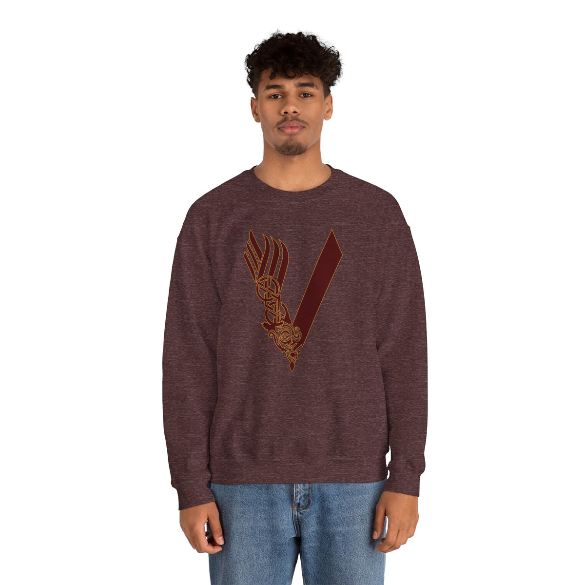 Valley Vikings Norse-Inspired Spirit Fleece Crewneck Sweatshirt