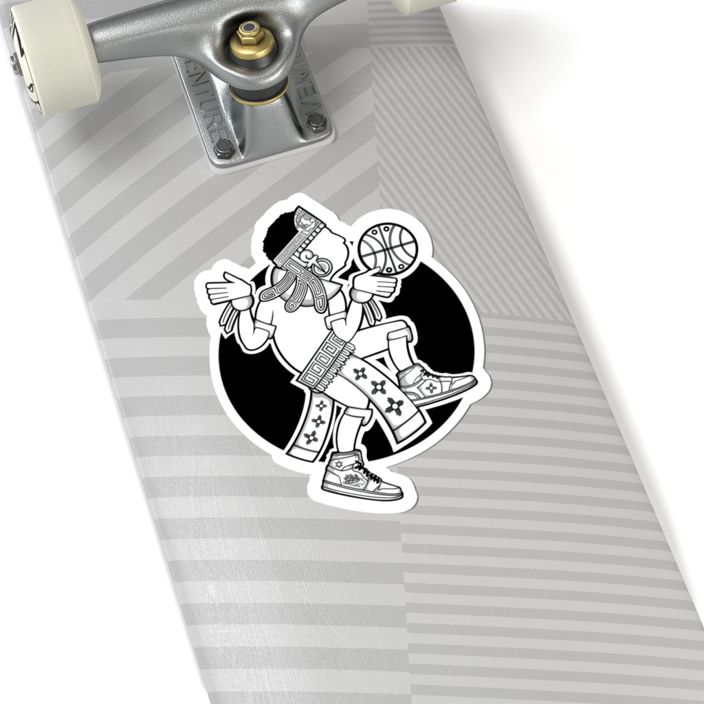 Aztec Hooper (Black & White) – Original Aztec Wear Vinyl Kiss-Cut Sticker