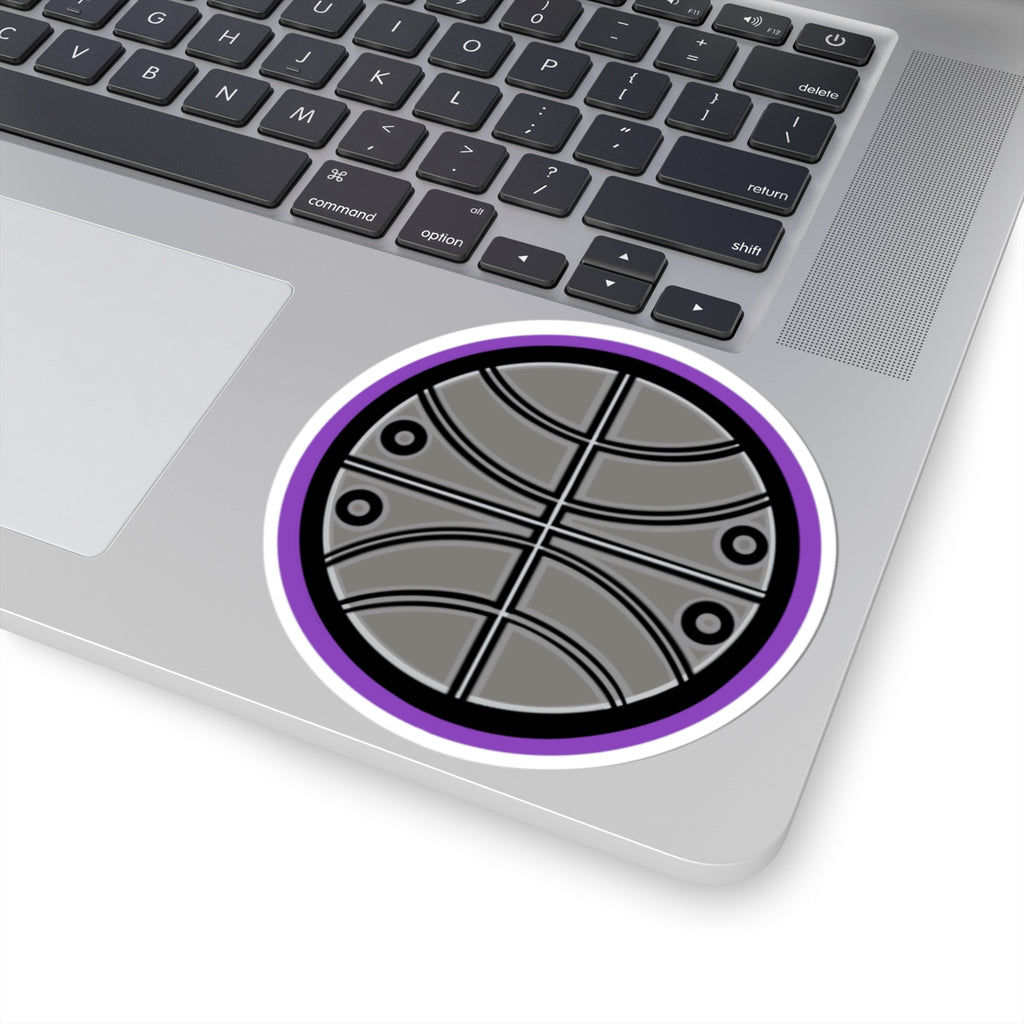 Aztec Basketball (Purple) – Original Aztec Wear Vinyl Kiss-Cut Sticker