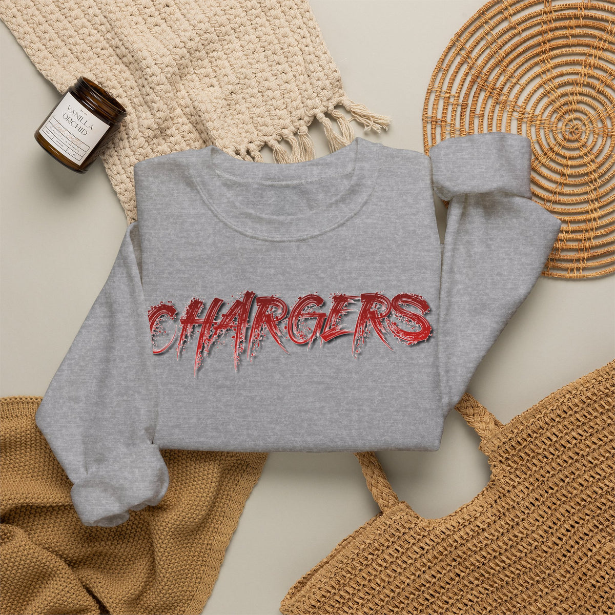 Albuquerque Academy Chargers Unisex Heavy Blend™ Crewneck Sweatshirt
