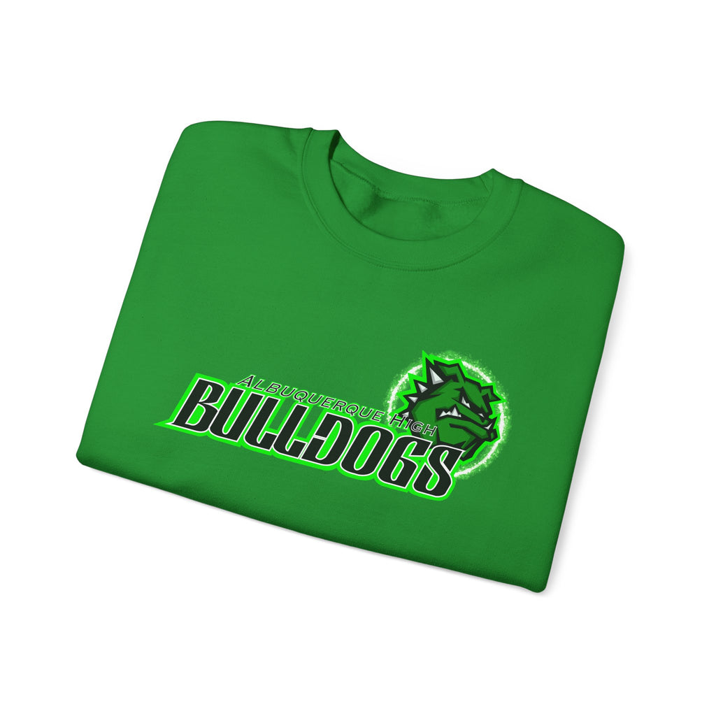 Albuquerque Bulldogs Athletic Mascot Spirit Fleece Crewneck Sweatshirt