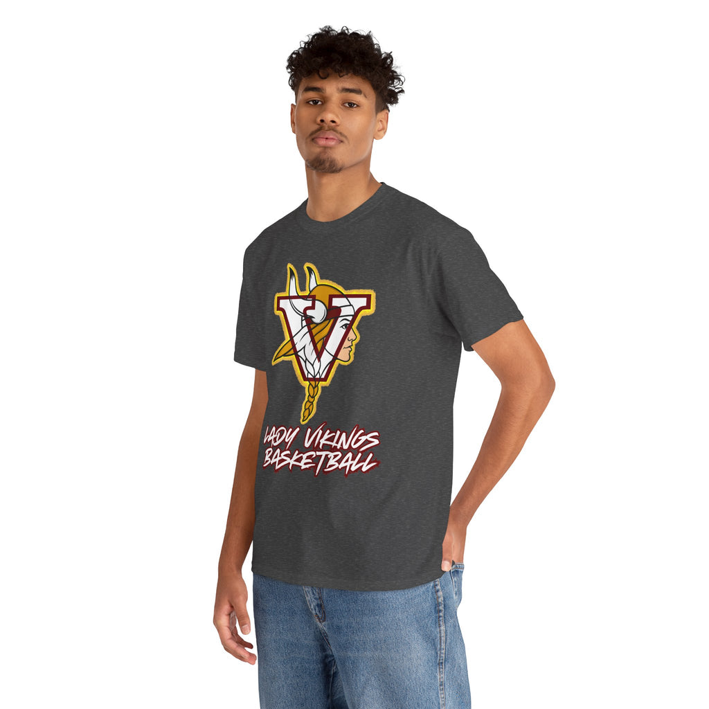Valley Lady Vikings Basketball Classic Logo Spirit T-Shirt