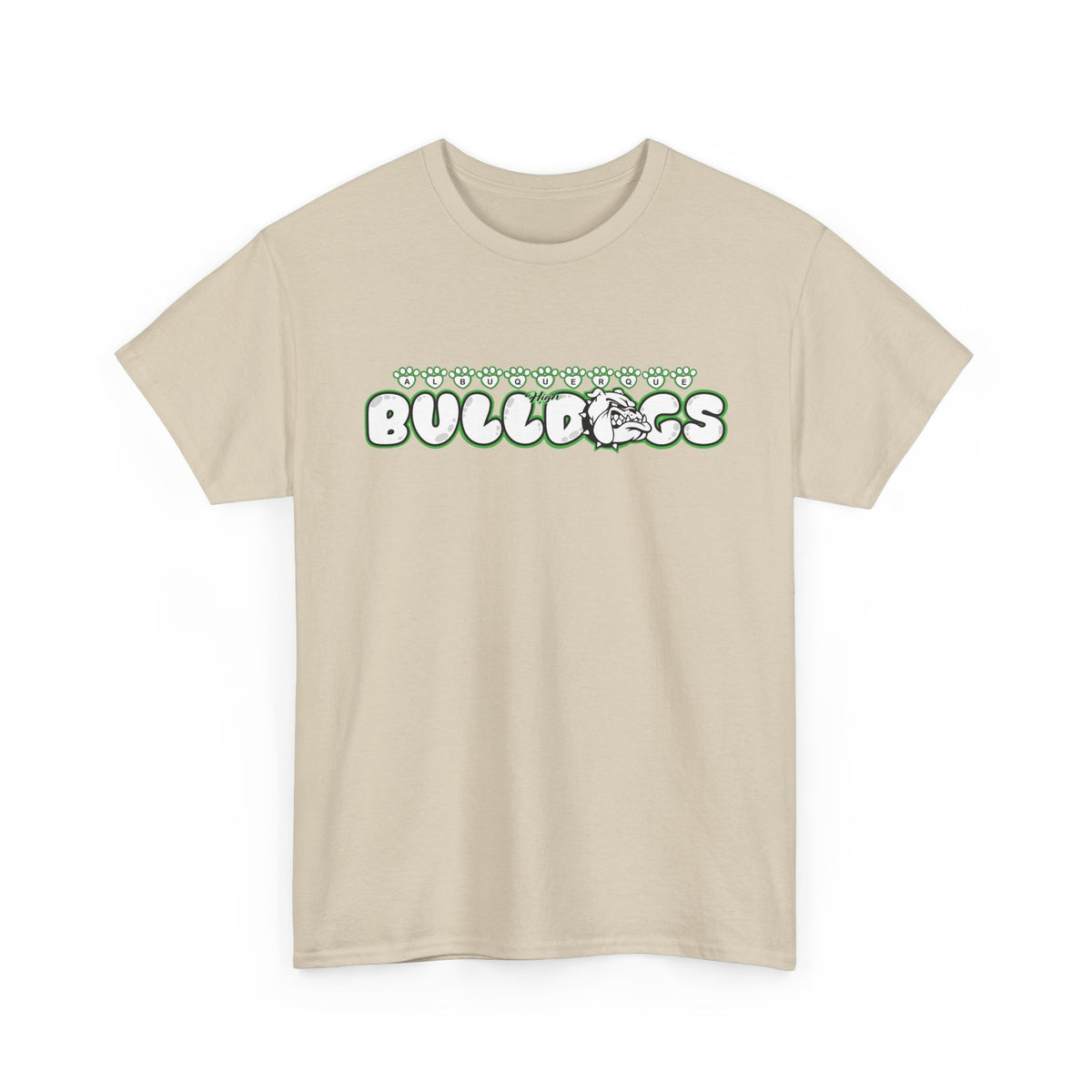 Albuquerque Bulldogs Retro Bubble Letter Spirit T-Shirt