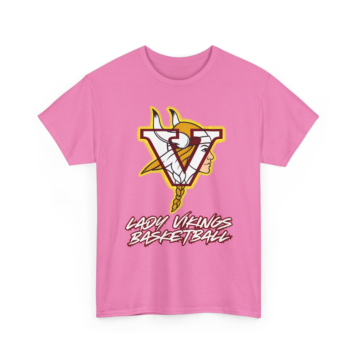 Valley Lady Vikings Basketball Classic Logo Spirit T-Shirt