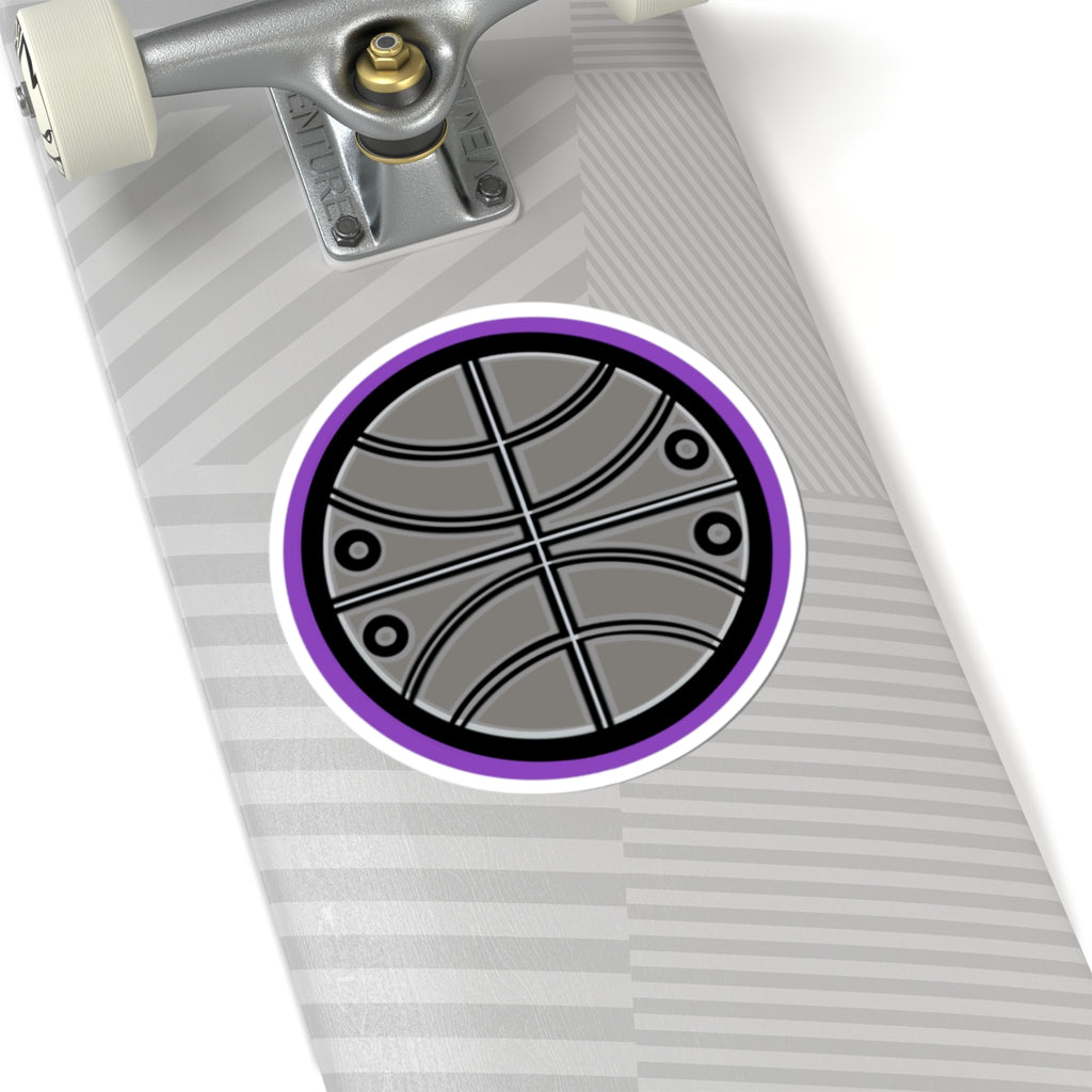 Aztec Basketball (Purple) – Original Aztec Wear Vinyl Kiss-Cut Sticker