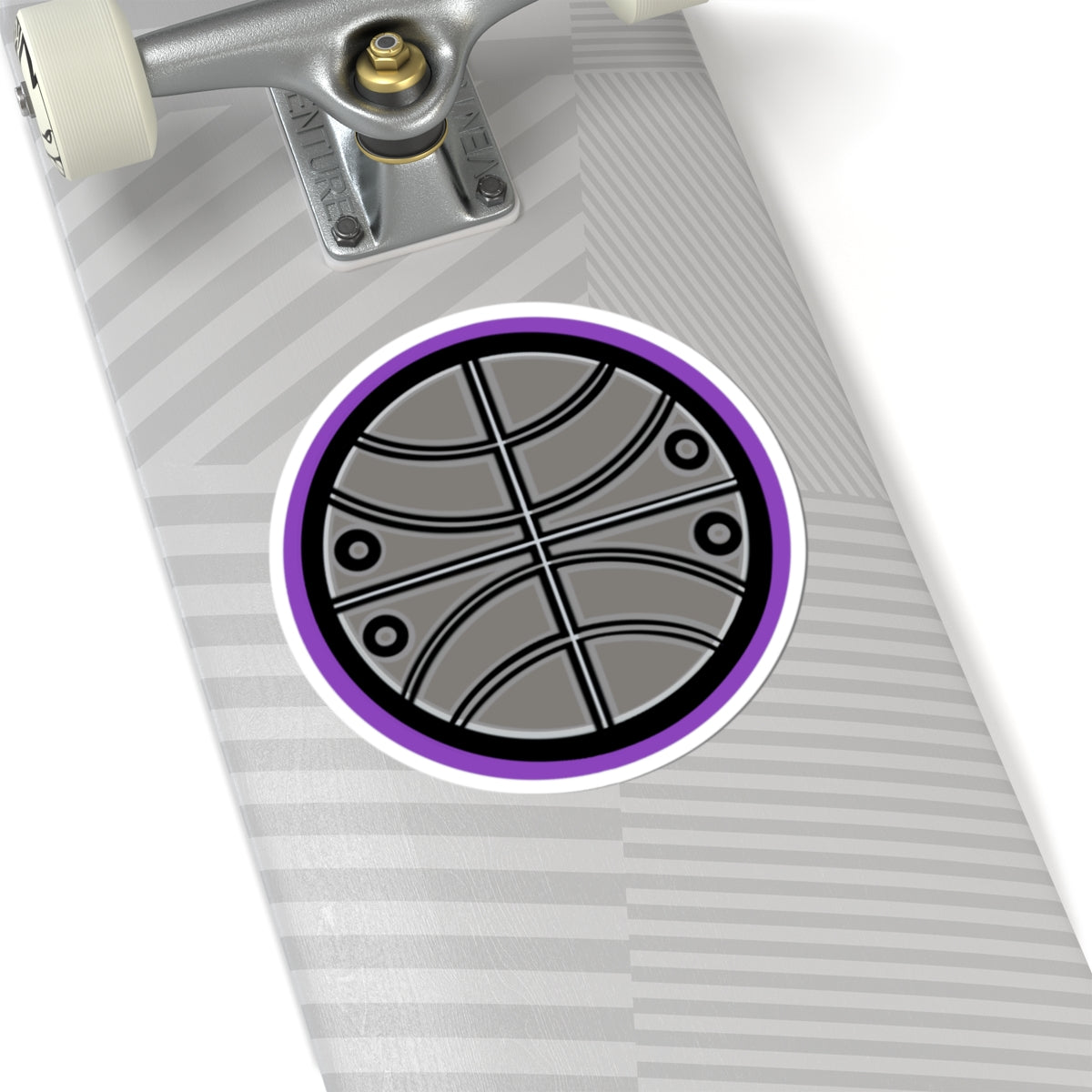 Aztec Basketball (Purple) – Original Aztec Wear Vinyl Kiss-Cut Sticker