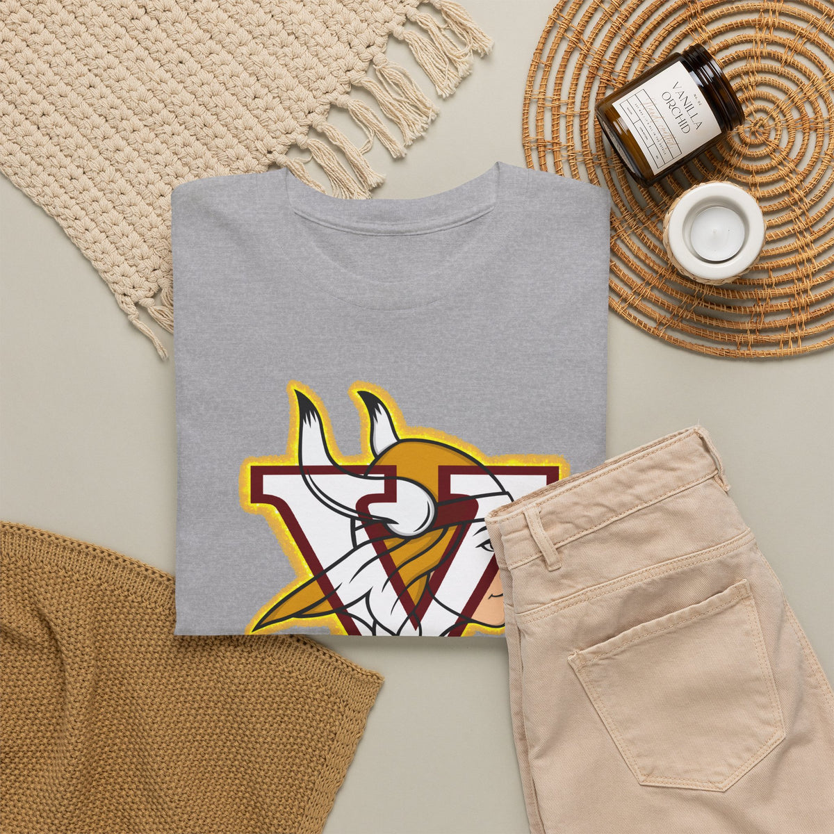 Valley Lady Vikings Basketball Classic Logo Spirit T-Shirt