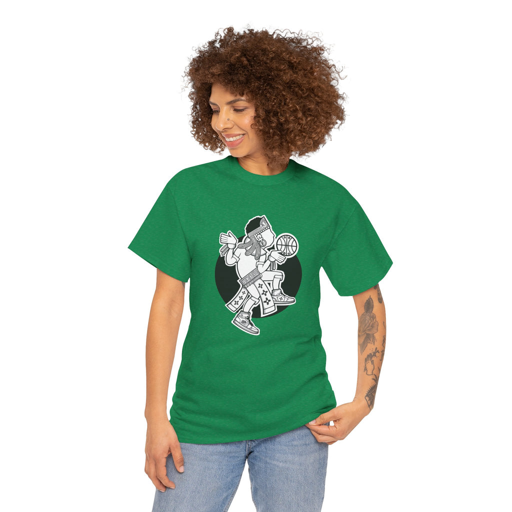 Aztec Hooper (Black & White) – Original Aztec Wear Basketball T-Shirt