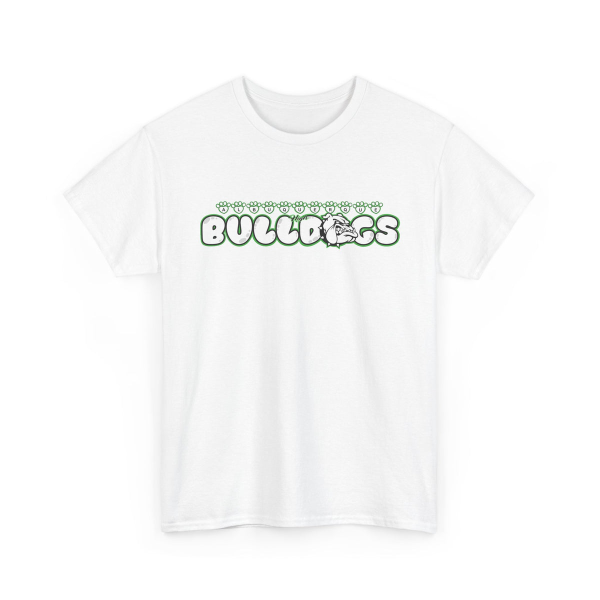 Albuquerque Bulldogs Retro Bubble Letter Spirit T-Shirt