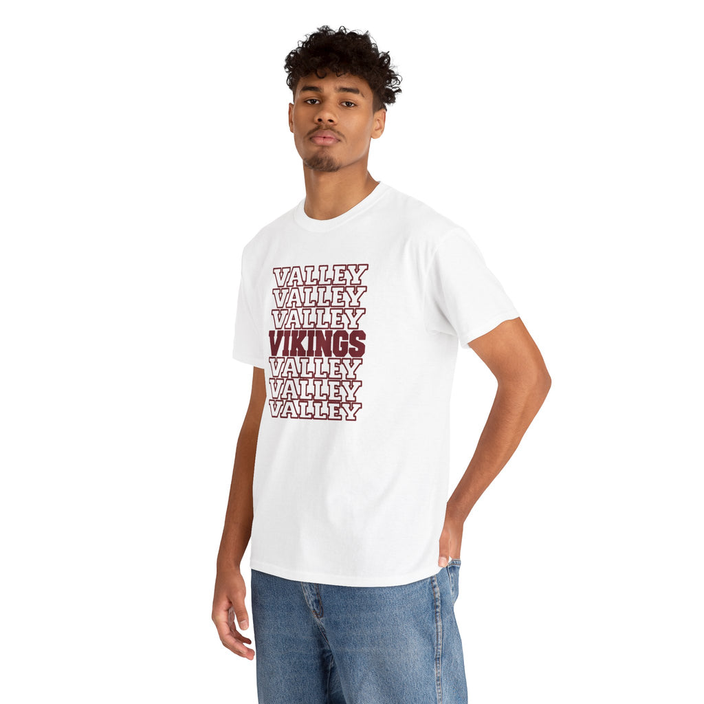 Valley Vikings Repeating Varsity Spirit T-Shirt