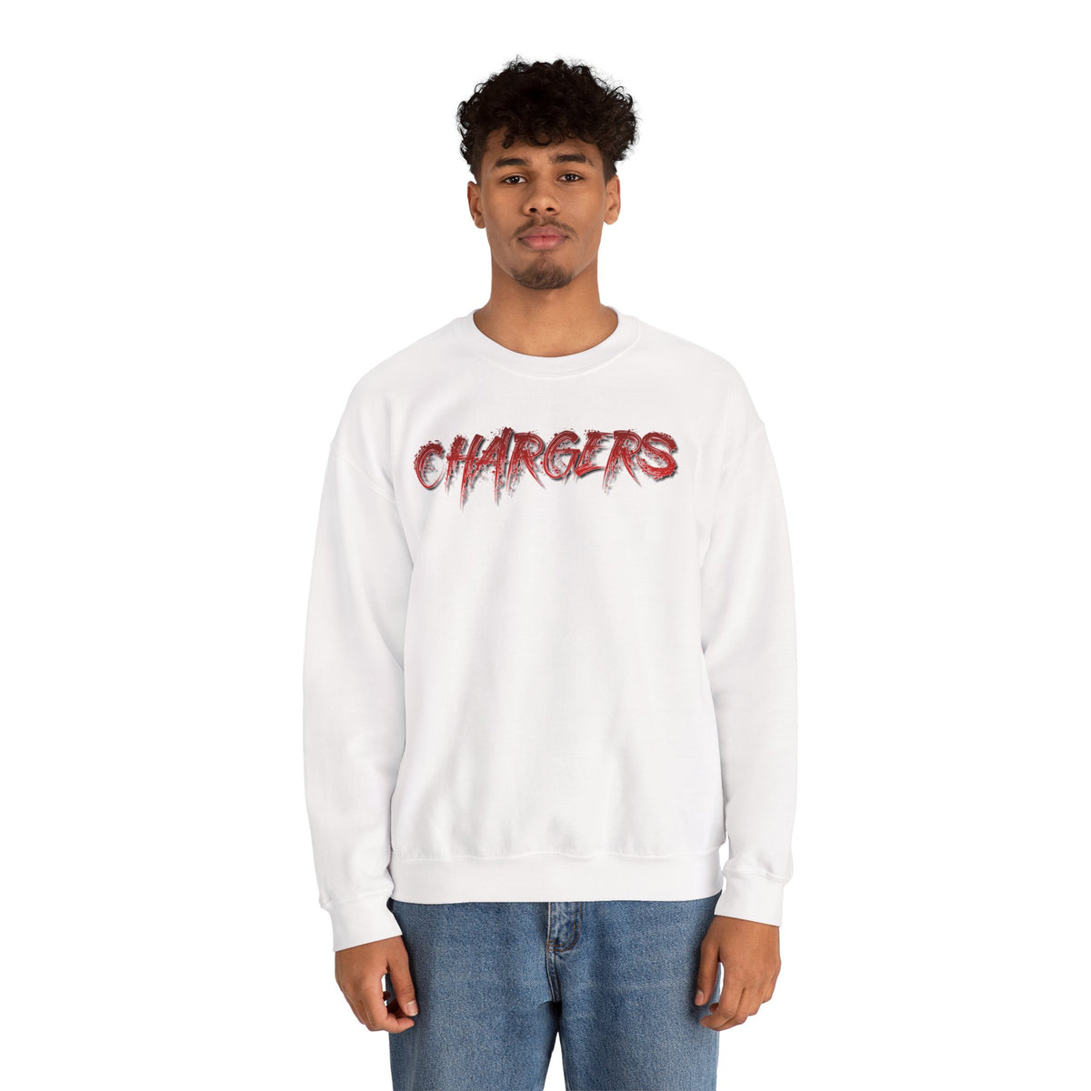 Albuquerque Academy Chargers Unisex Heavy Blend™ Crewneck Sweatshirt