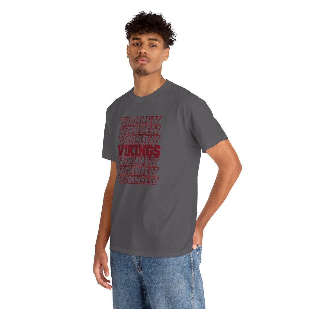 Valley Vikings Repeating Varsity Spirit T-Shirt