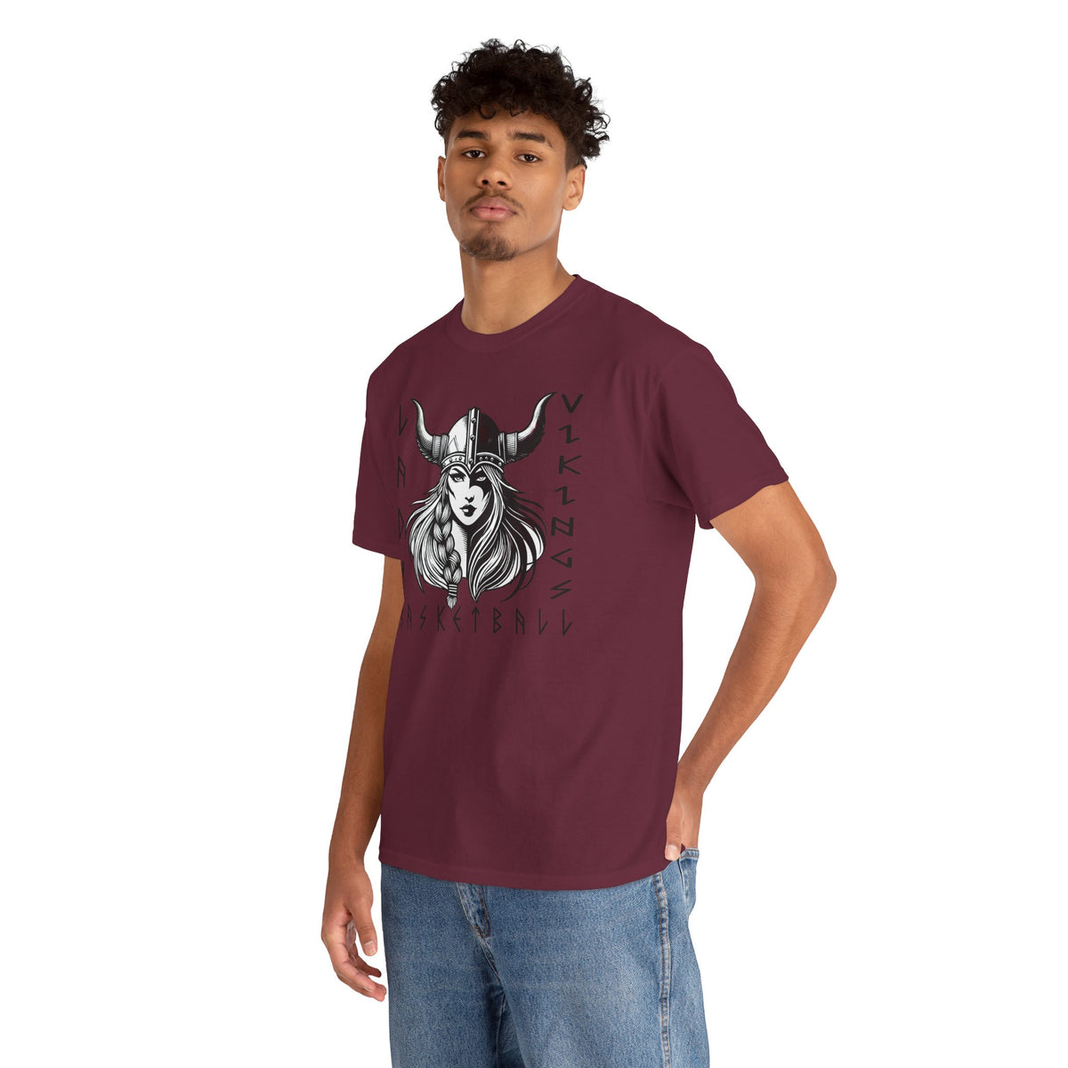 Valley Lady Vikings Basketball Norse Warrior Spirit T-Shirt
