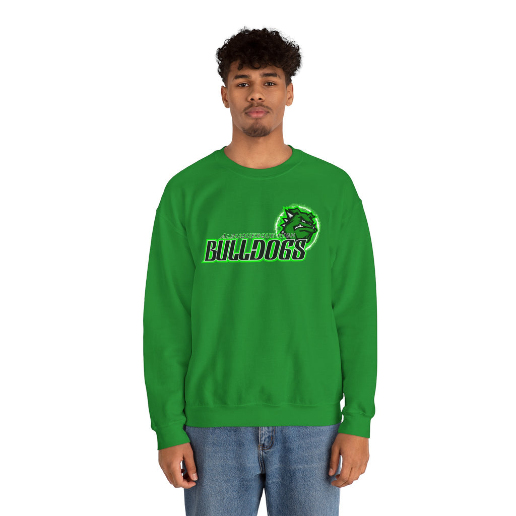 Albuquerque Bulldogs Athletic Mascot Spirit Fleece Crewneck Sweatshirt