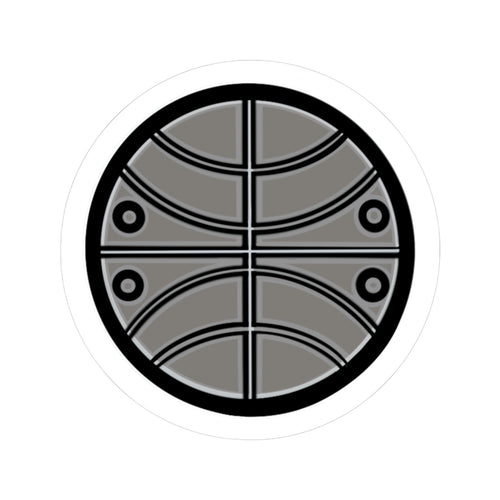 Aztec Basketball (Black & White) – Original Aztec Wear Vinyl Kiss-Cut Sticker