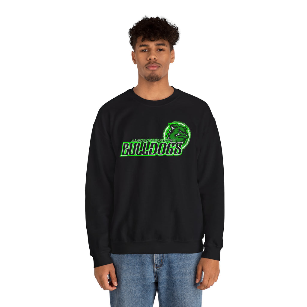 Albuquerque Bulldogs Athletic Mascot Spirit Fleece Crewneck Sweatshirt