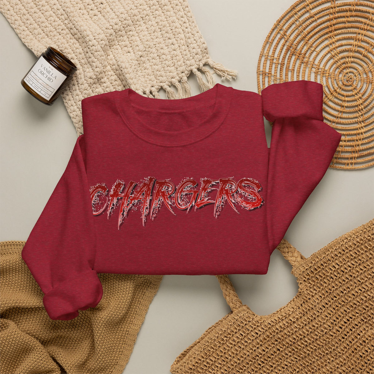 Albuquerque Academy Chargers Unisex Heavy Blend™ Crewneck Sweatshirt