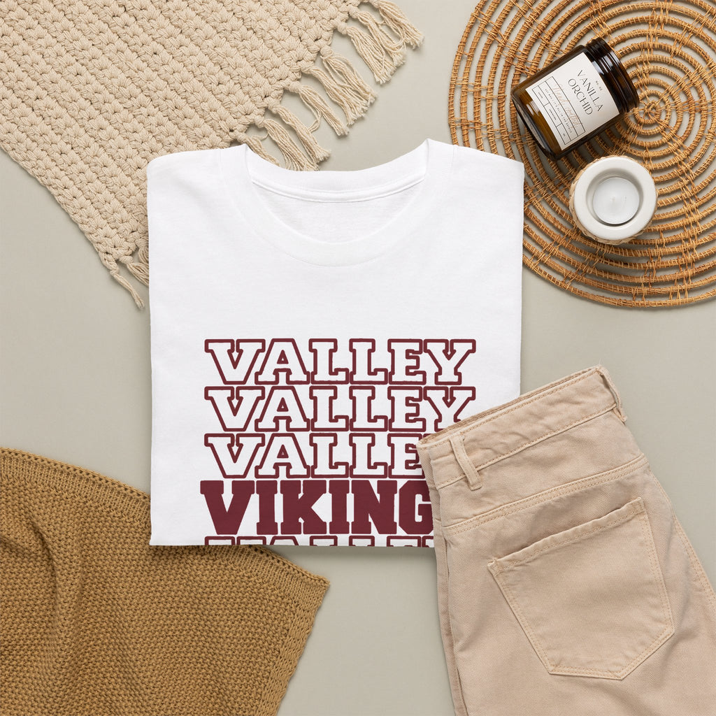 Valley Vikings Repeating Varsity Spirit T-Shirt
