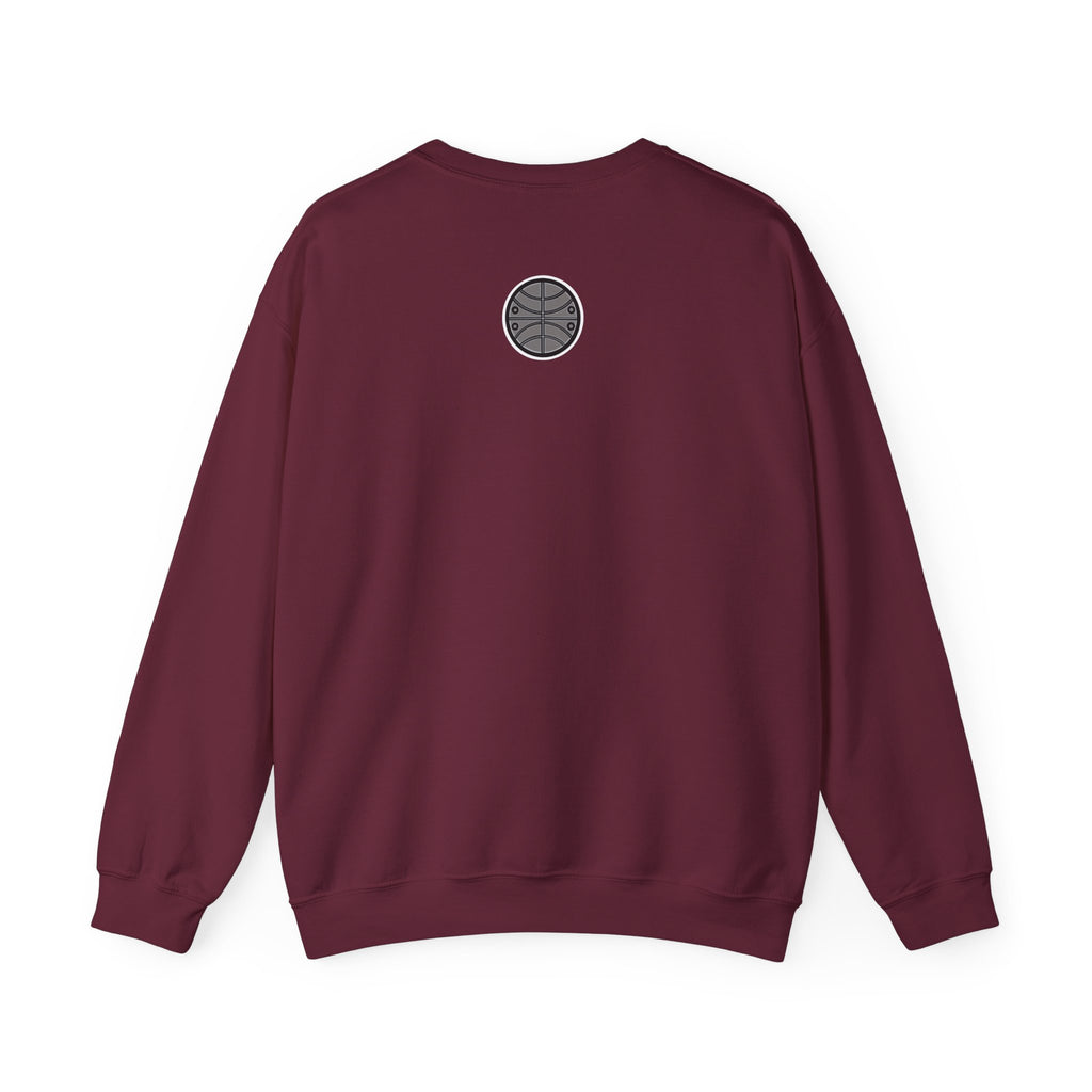 Aztec Hooper (Black & White) – Original Aztec Wear Basketball Fleece Crewneck Sweatshirt