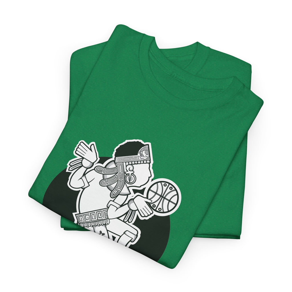 Aztec Hooper (Black & White) – Original Aztec Wear Basketball T-Shirt