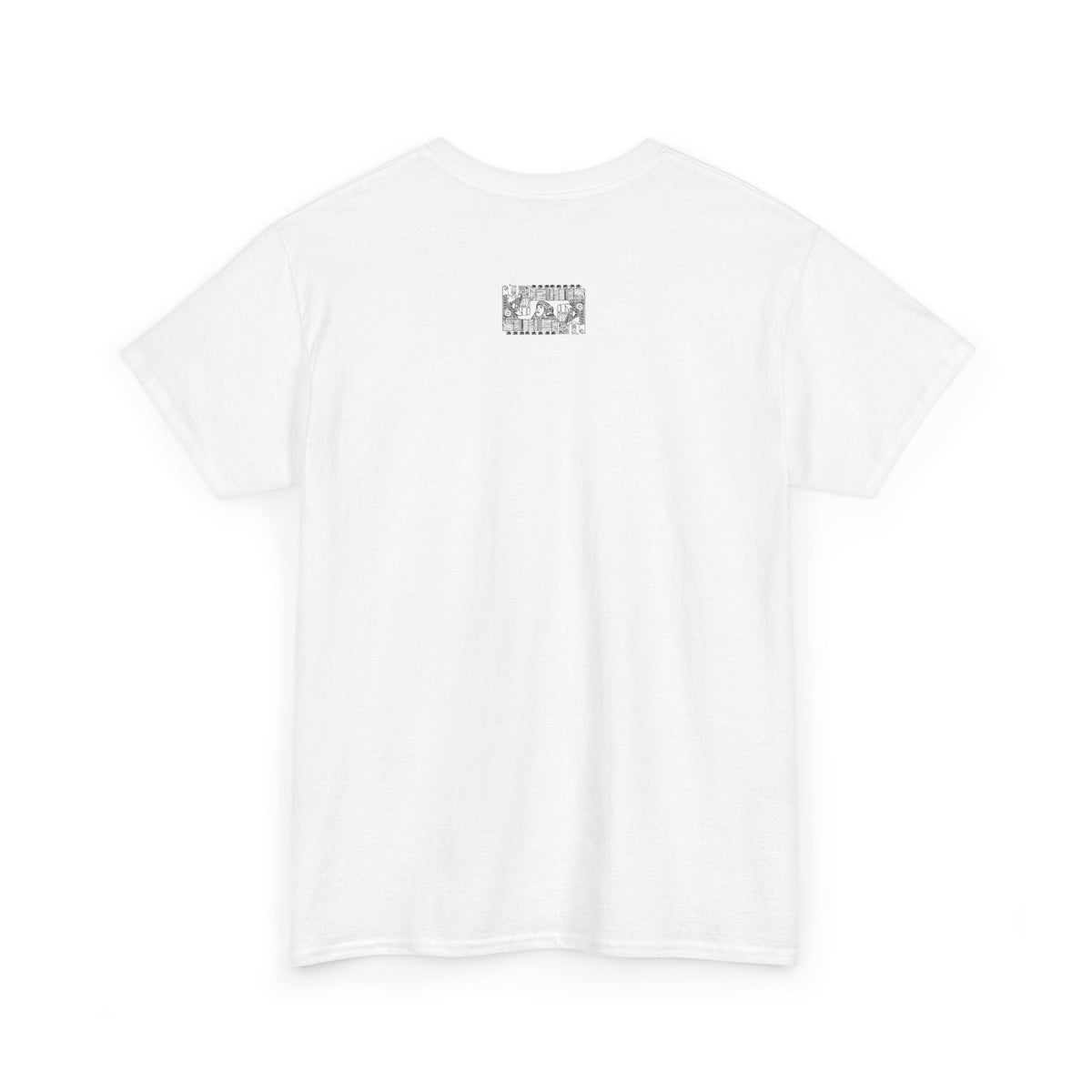 Aztec Wall (Black) – Original Hand-Drawn Aztec Wear T-Shirt