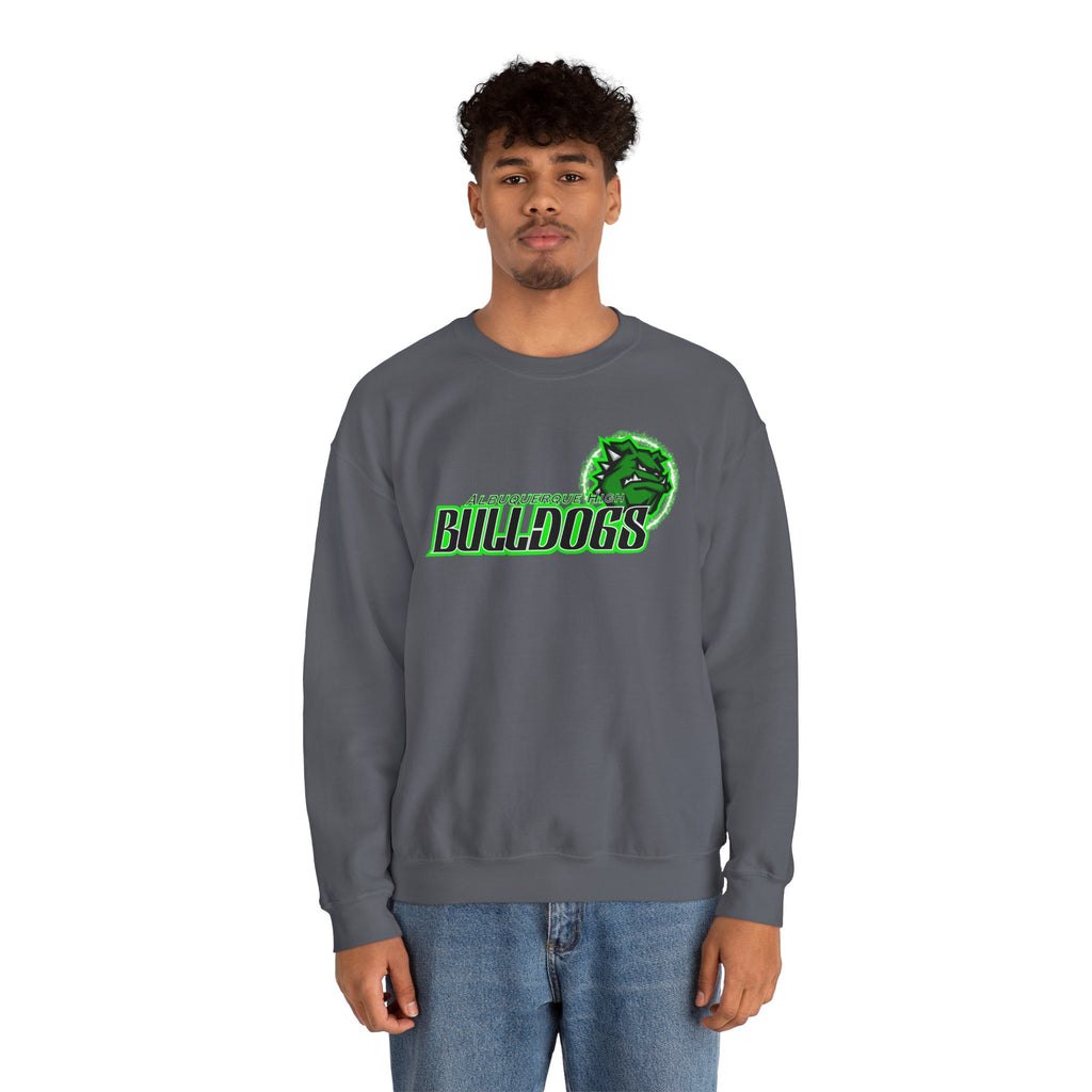 Albuquerque Bulldogs Athletic Mascot Spirit Fleece Crewneck Sweatshirt