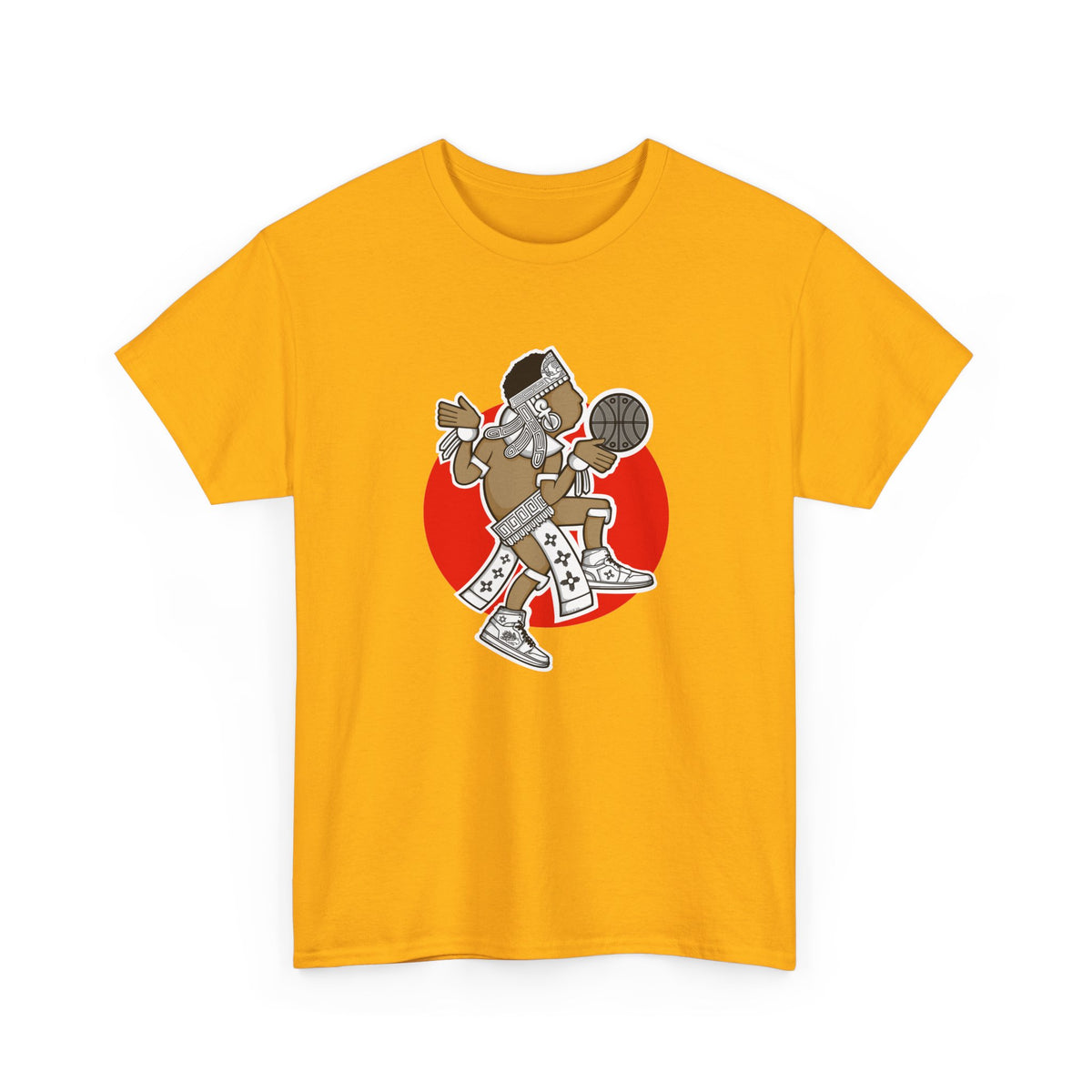 Aztec Hooper (Red) – Original Aztec Wear Basketball Spirit T-Shirt