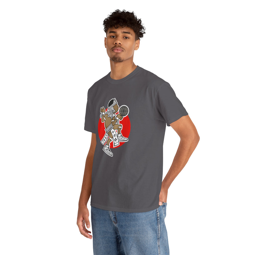 Aztec Hooper (Red) – Original Aztec Wear Basketball Spirit T-Shirt