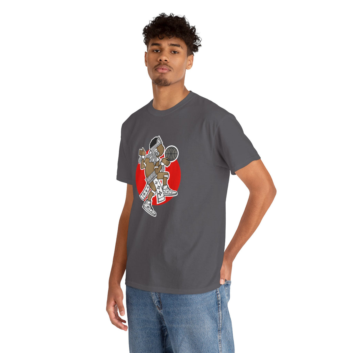 Aztec Hooper (Red) – Original Aztec Wear Basketball Spirit T-Shirt