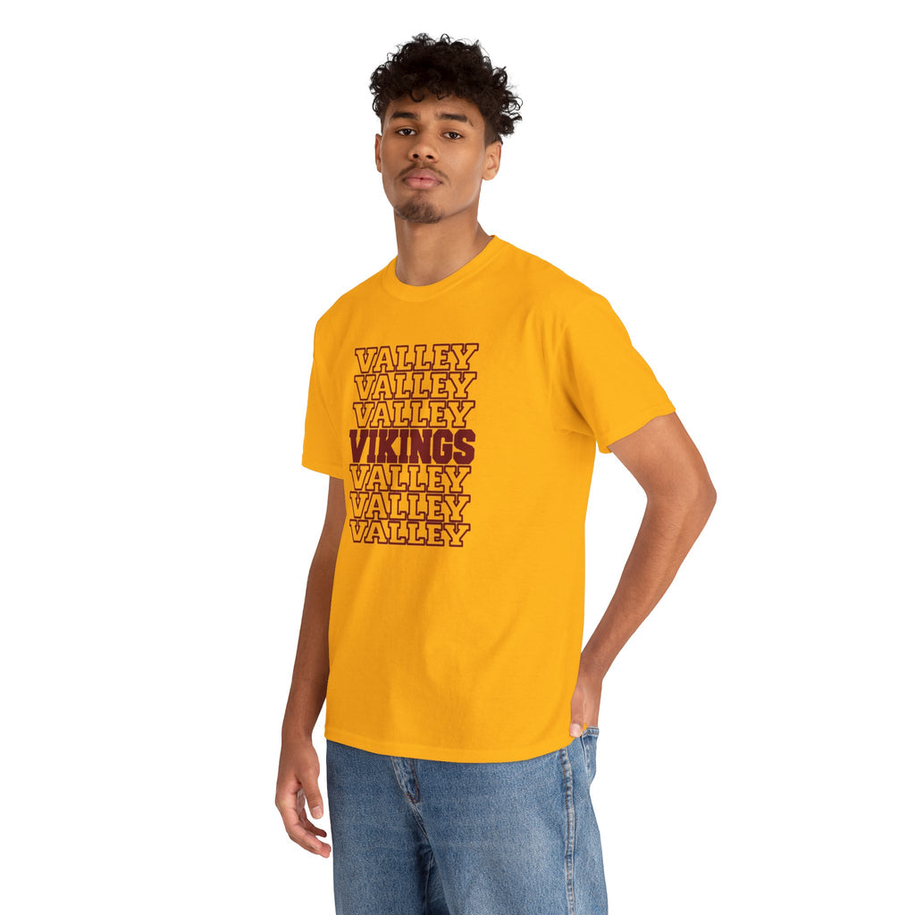 Valley Vikings Repeating Varsity Spirit T-Shirt