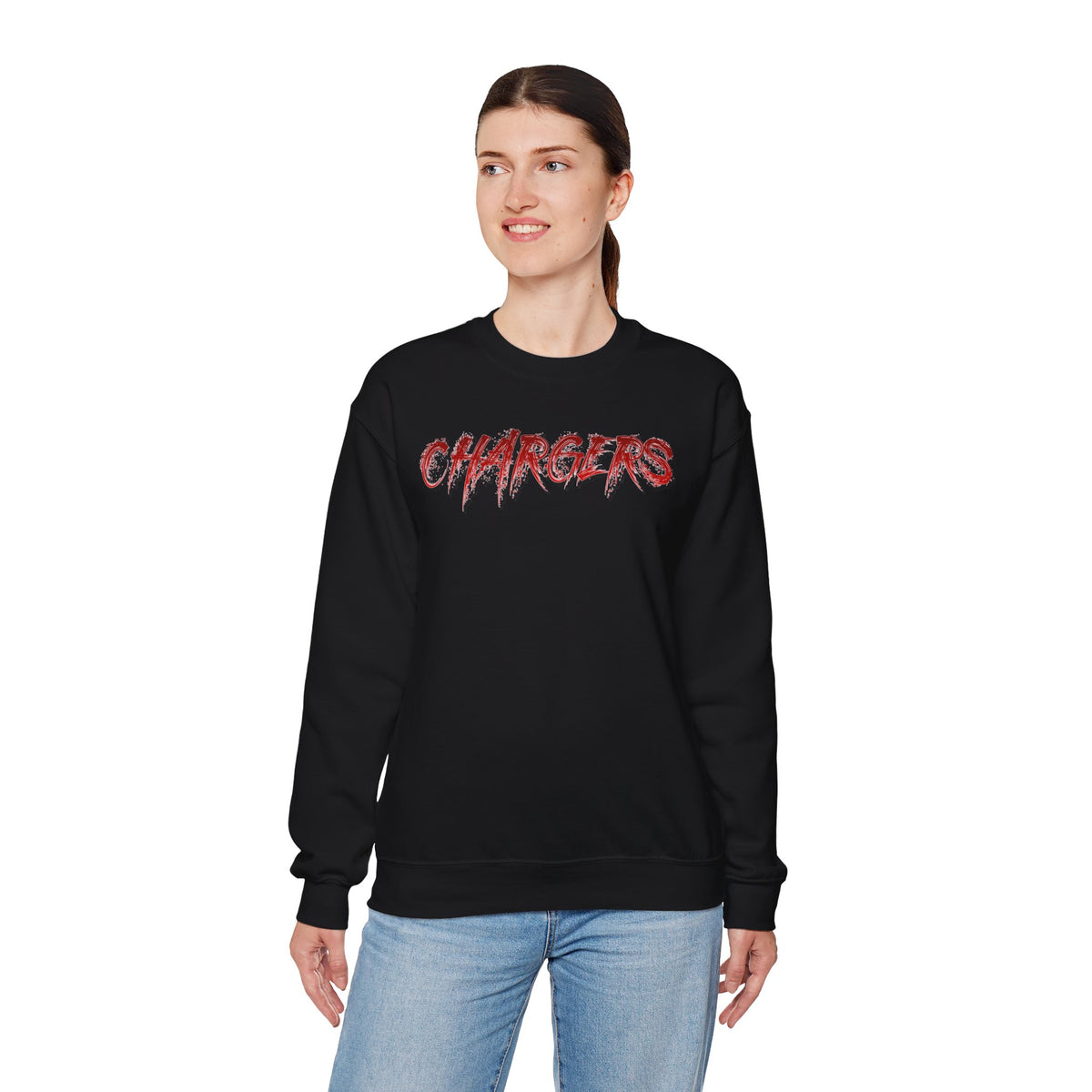 Albuquerque Academy Chargers Unisex Heavy Blend™ Crewneck Sweatshirt