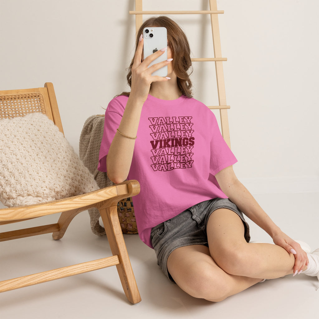 Valley Vikings Repeating Varsity Spirit T-Shirt