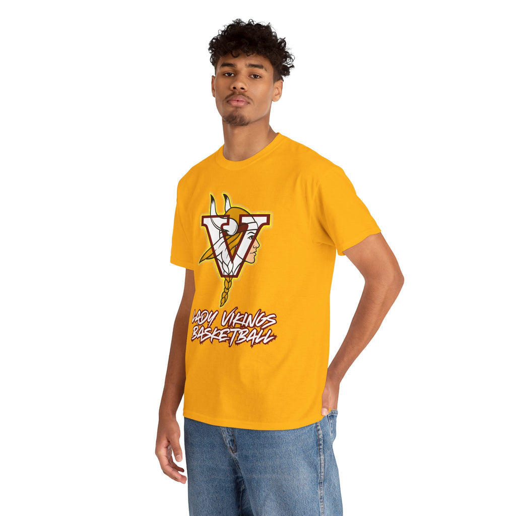 Valley Lady Vikings Basketball Classic Logo Spirit T-Shirt