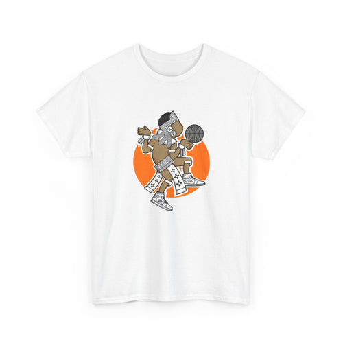 Aztec Hooper (Orange) – Original Aztec Wear Basketball T-Shirt