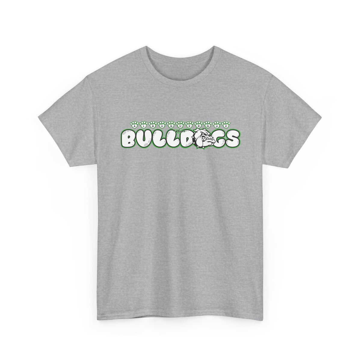 Albuquerque Bulldogs Retro Bubble Letter Spirit T-Shirt